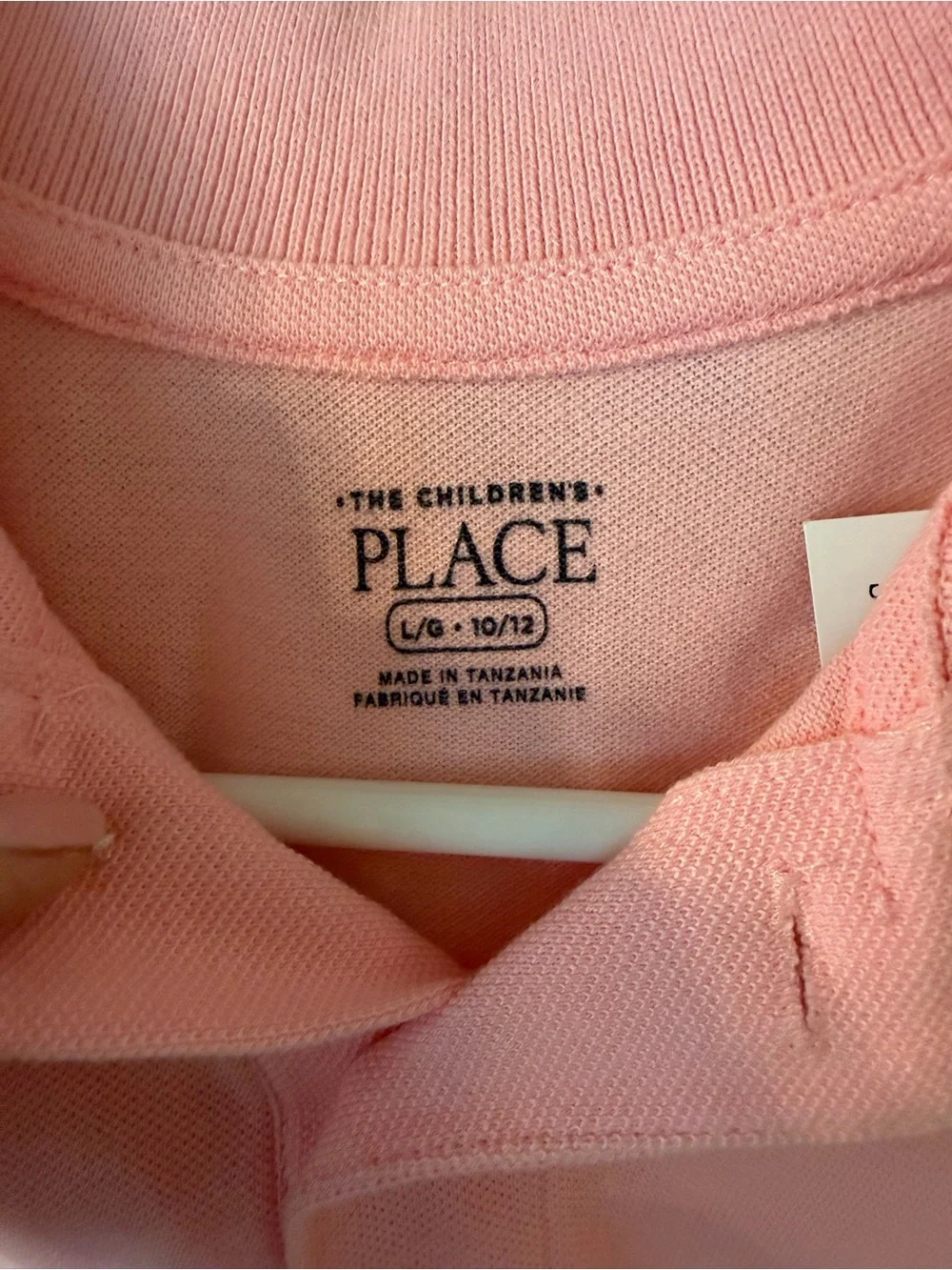 The Children’s Place Pink Polo Shirt Boys L‎ 10/12 New With Tags